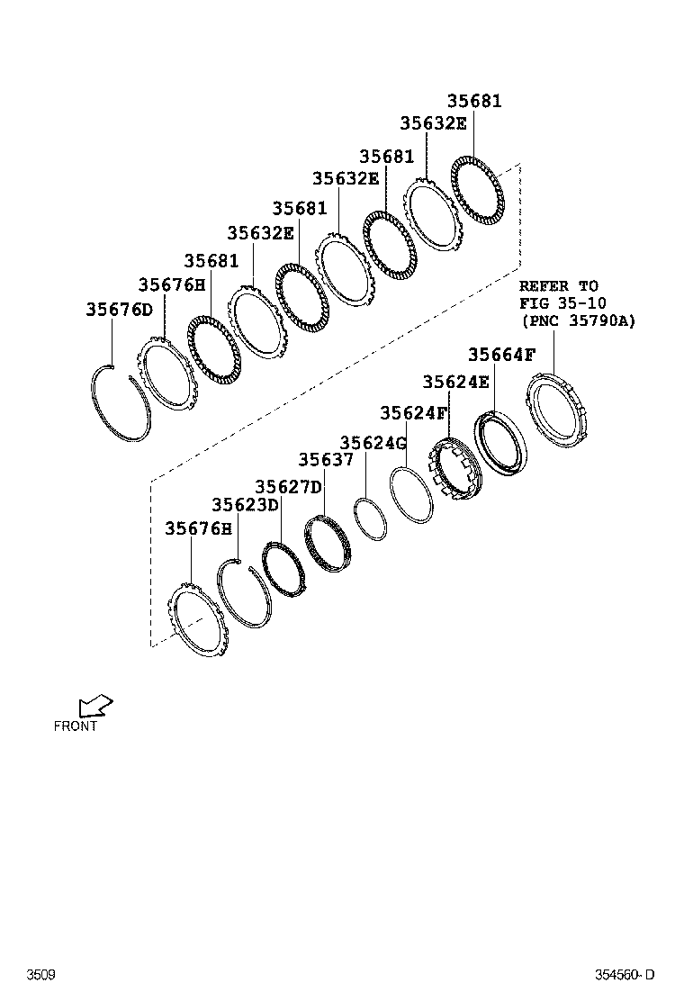 Toyota 90045-21178 RING, HOLE SNAP (FOR 1ST & REVERSE BRAKE FLANGE)