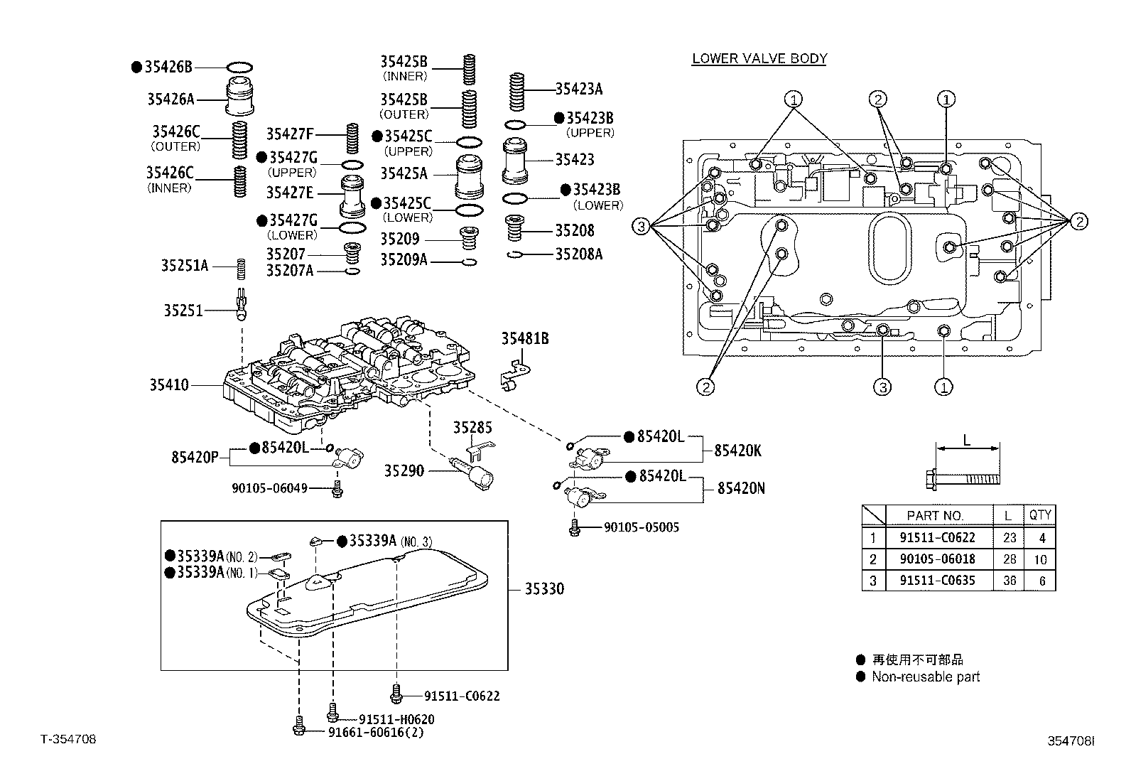 35410-71030 BODY ASSY, TRANSMISSION VALVE product image