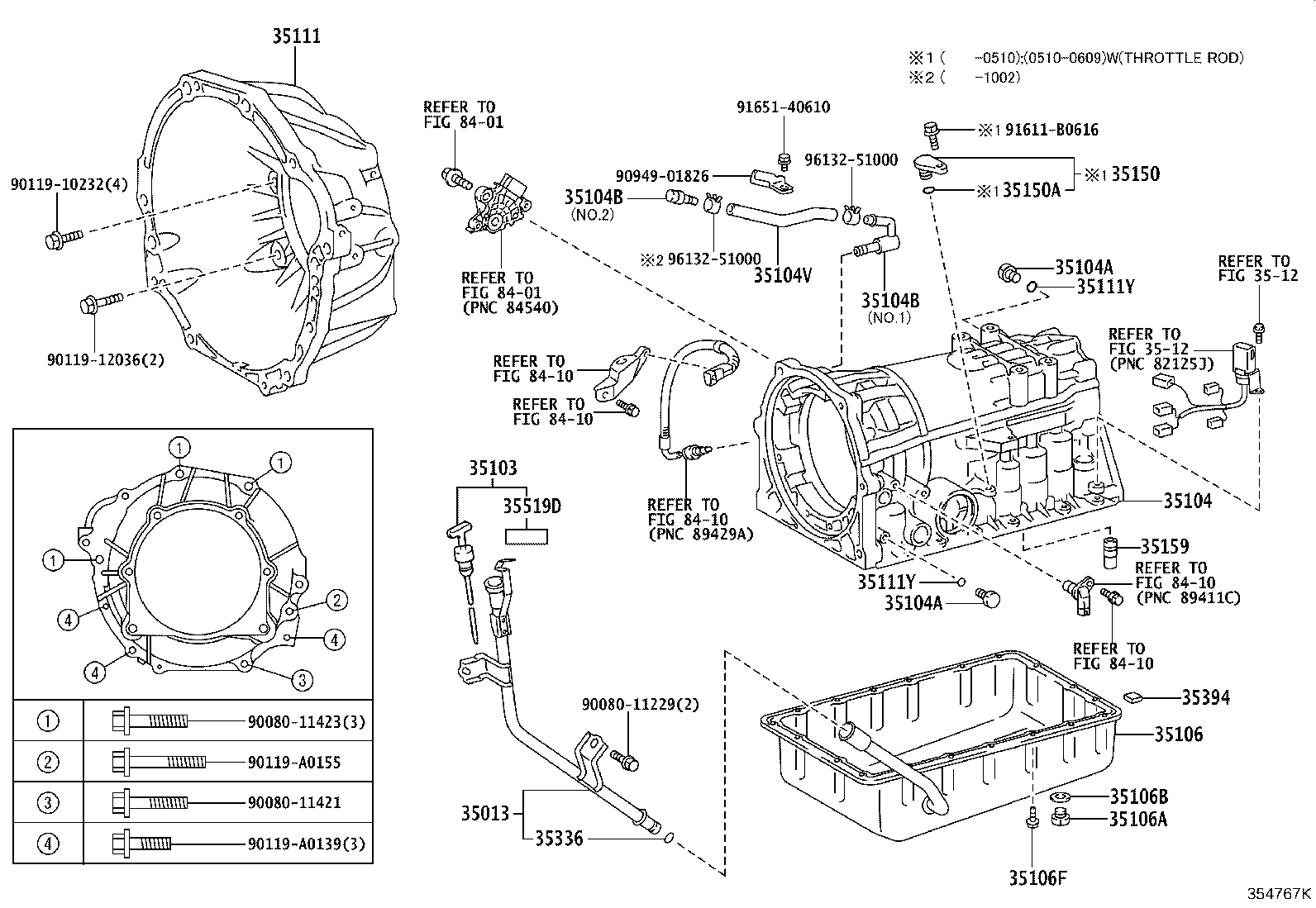 Toyota 35103-35530 GAGE SUB-ASSY, TRANSMISSION OIL LEVEL