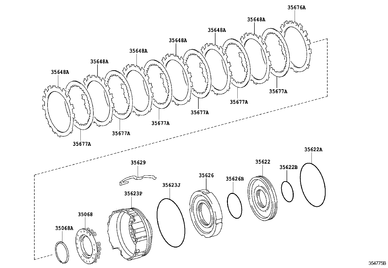 Toyota 90301-A0052 RING (FOR BRAKE REACTION SLEEVE INNER)