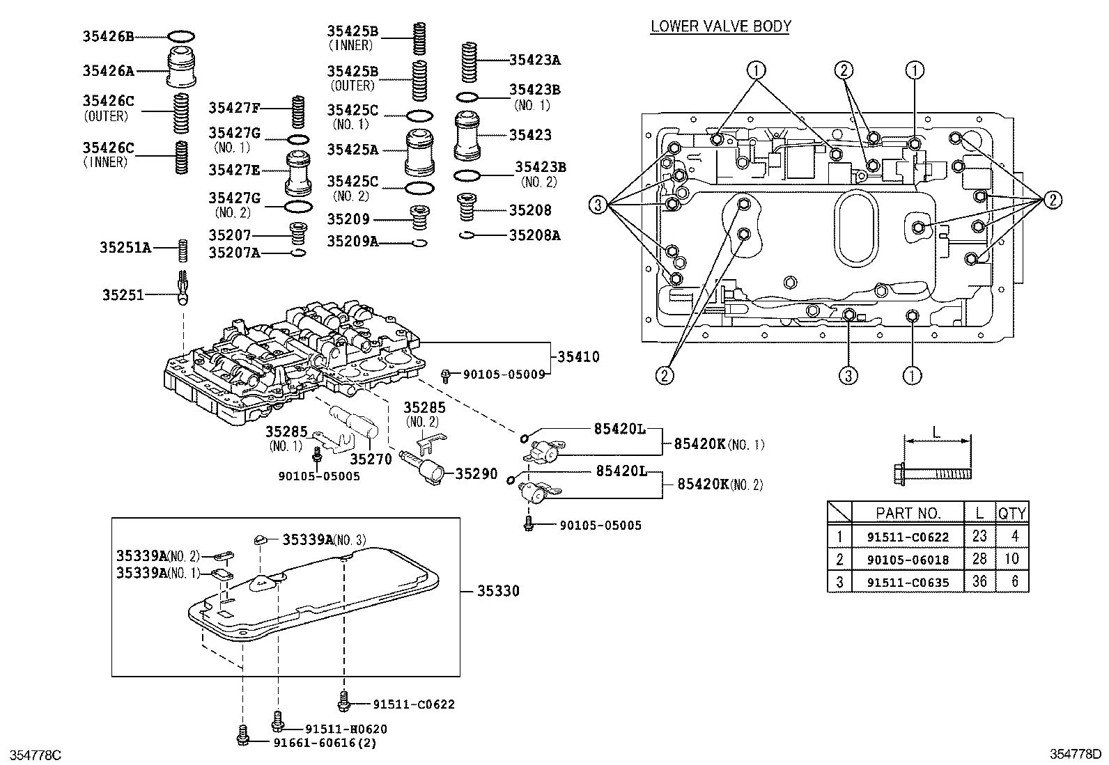 Toyota 35285-04010 PLATE, SOLENOID LOCK
