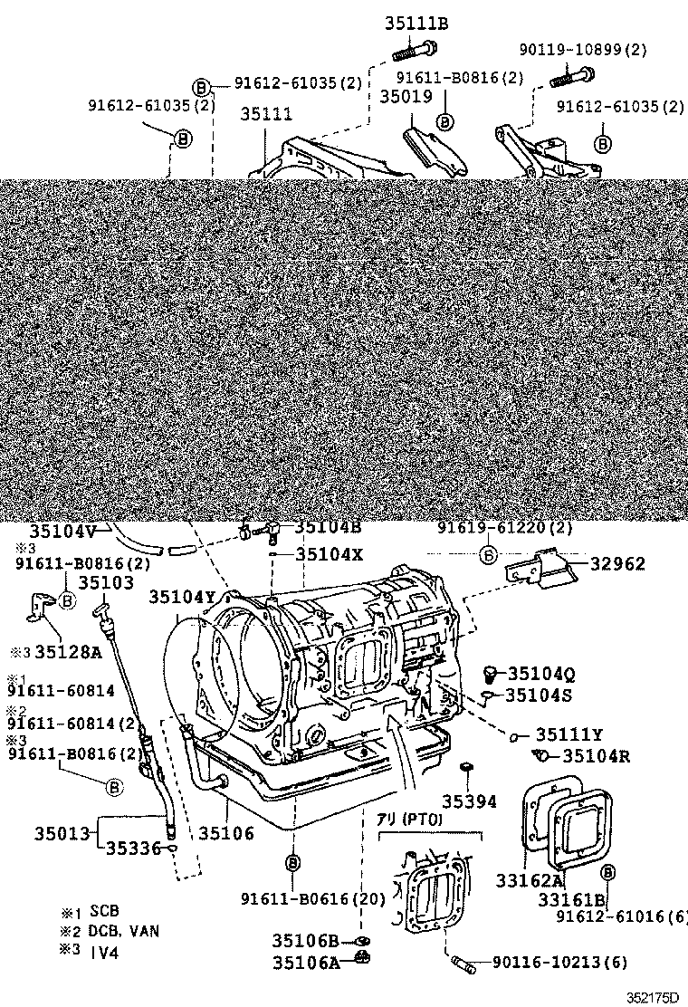 35013-37101 TUBE SUB-ASSY, TRANSMISSION OIL FILLER product image