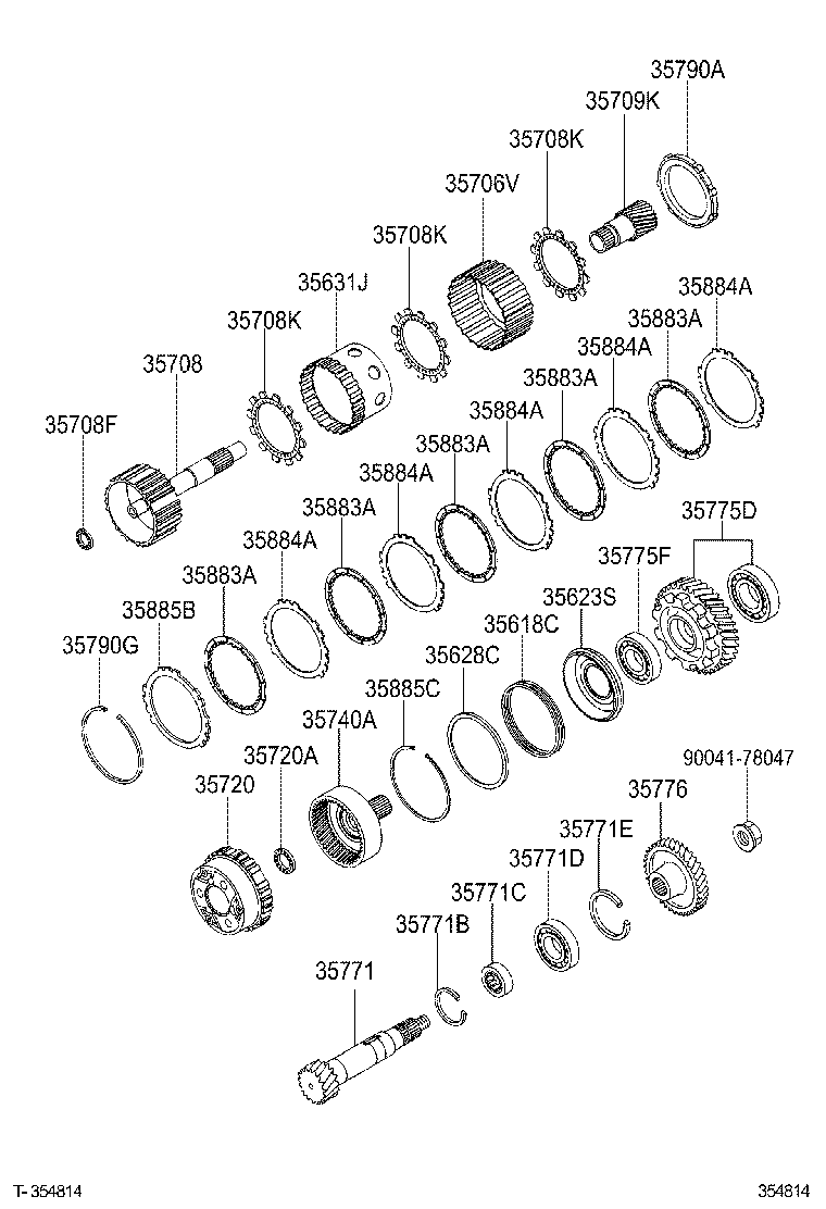 33481-97201 GEAR, SPEEDOMETER DRIVE (ATM) product image