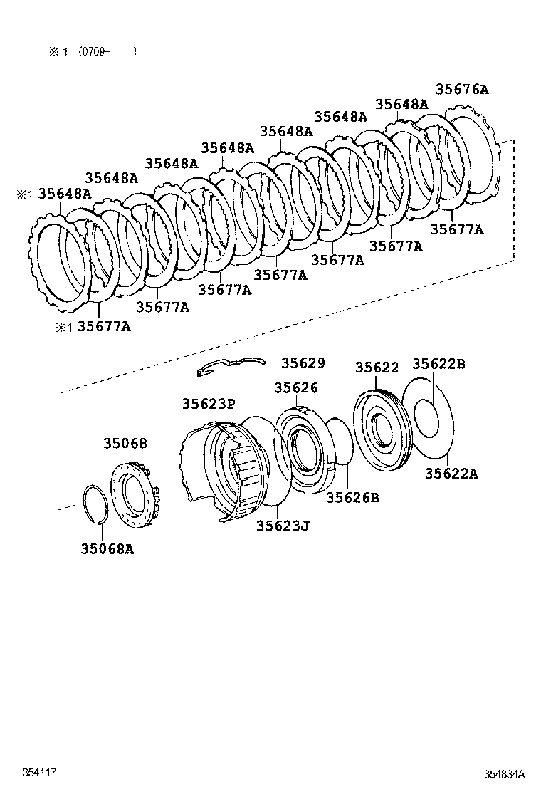 35677-25010 DISC, CLUTCH (FOR BRAKE) product image