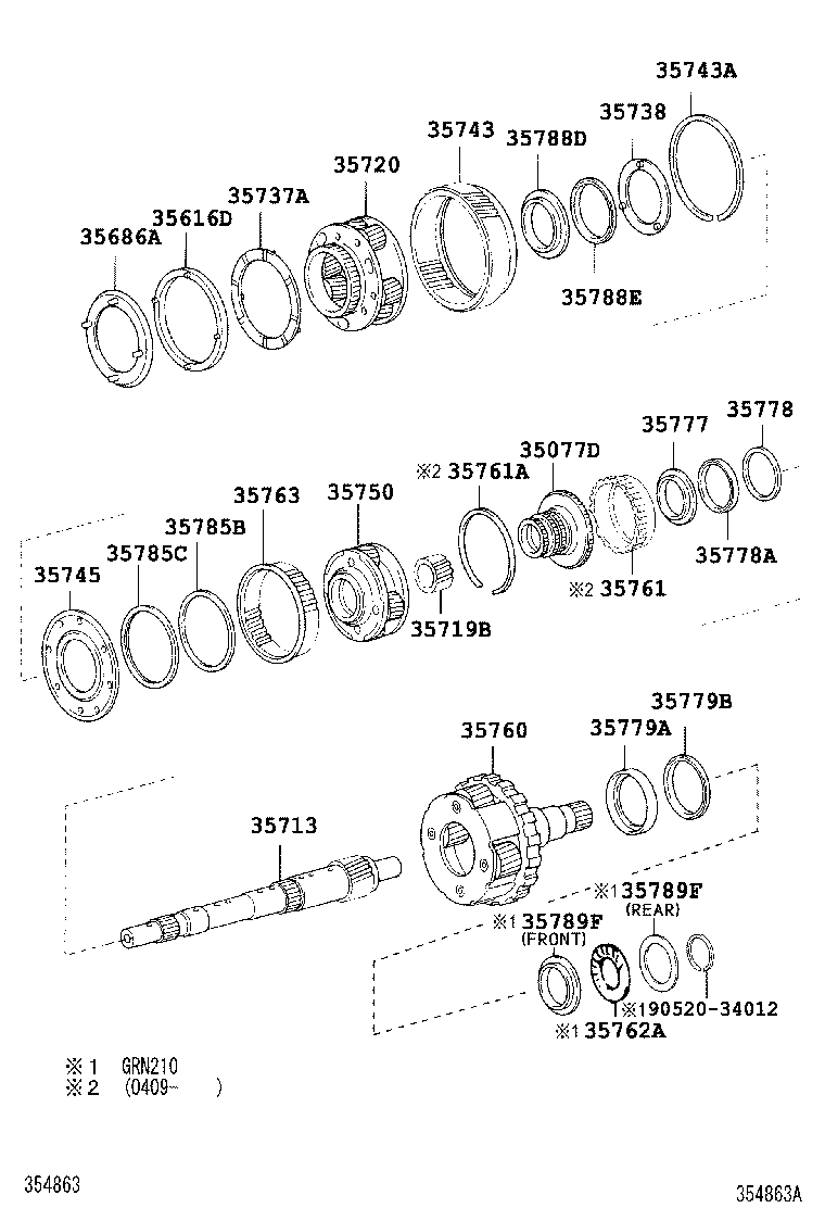 33481-34010 GEAR, SPEEDOMETER DRIVE (ATM) product image