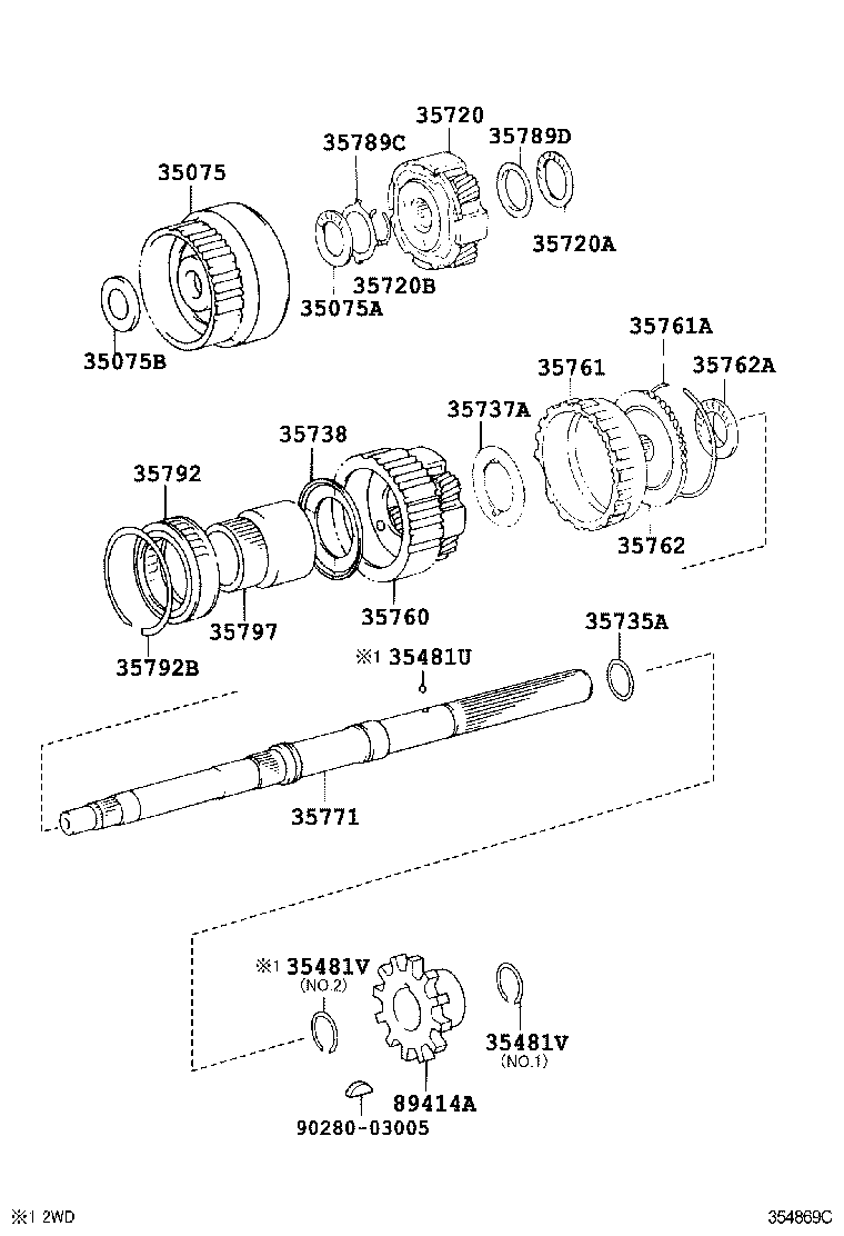 35073-26040 SHAFT, OUTPUT product image
