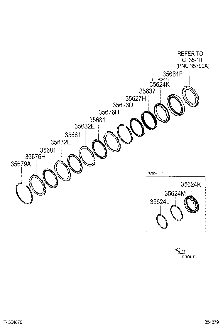 35821-97202 BRAKE PISTON, 2ND & 4TH product image