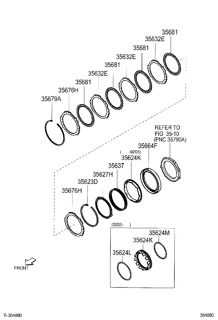 35624-97202 BRAKE PISTON, 2ND & 4TH product image