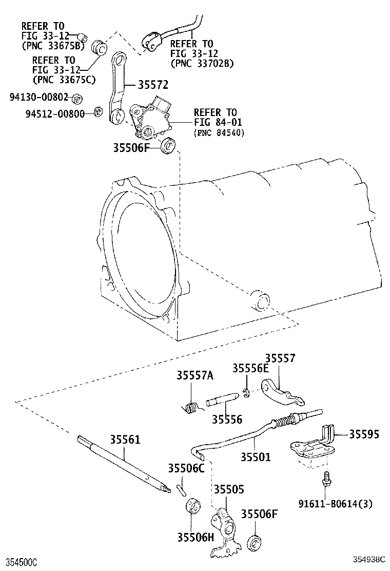 35590-22010 PAWL, PARKING LOCK product image