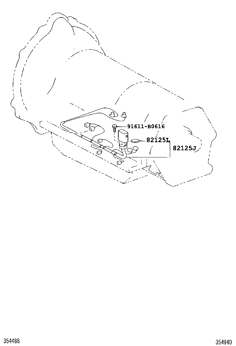 82125-30510 WIRE, TRANSMISSION product image