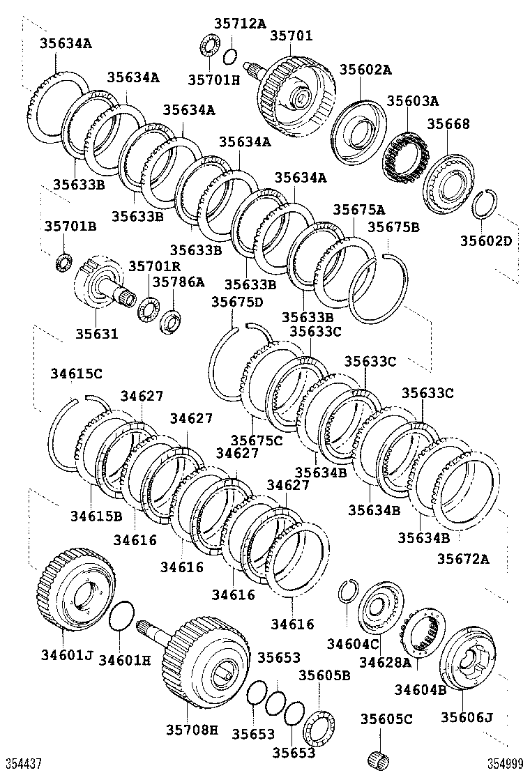 90080-37005 BEARING, THRUST NEEDLE ROLLER (FOR INPUT SHAFT) product image