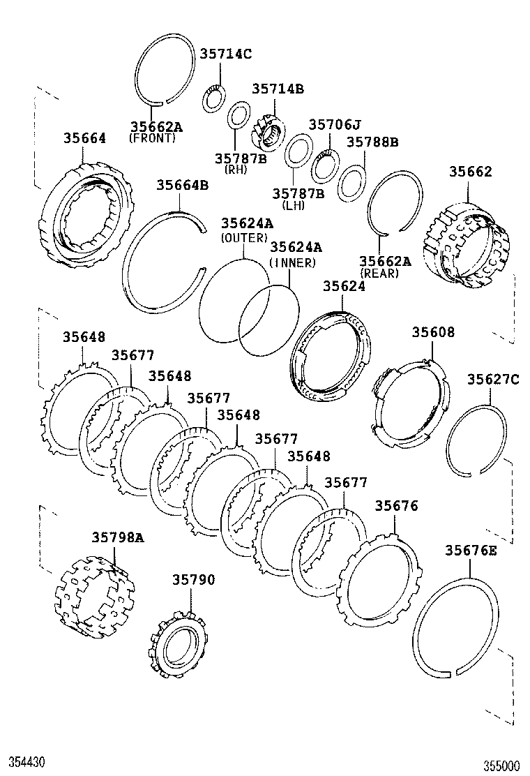 35676-06010 FLANGE, BRAKE (FOR 2ND BRAKE) product image