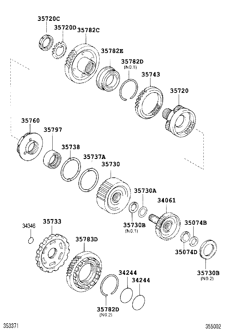 35783-45010 GEAR, COUNTER DRIVEN product image
