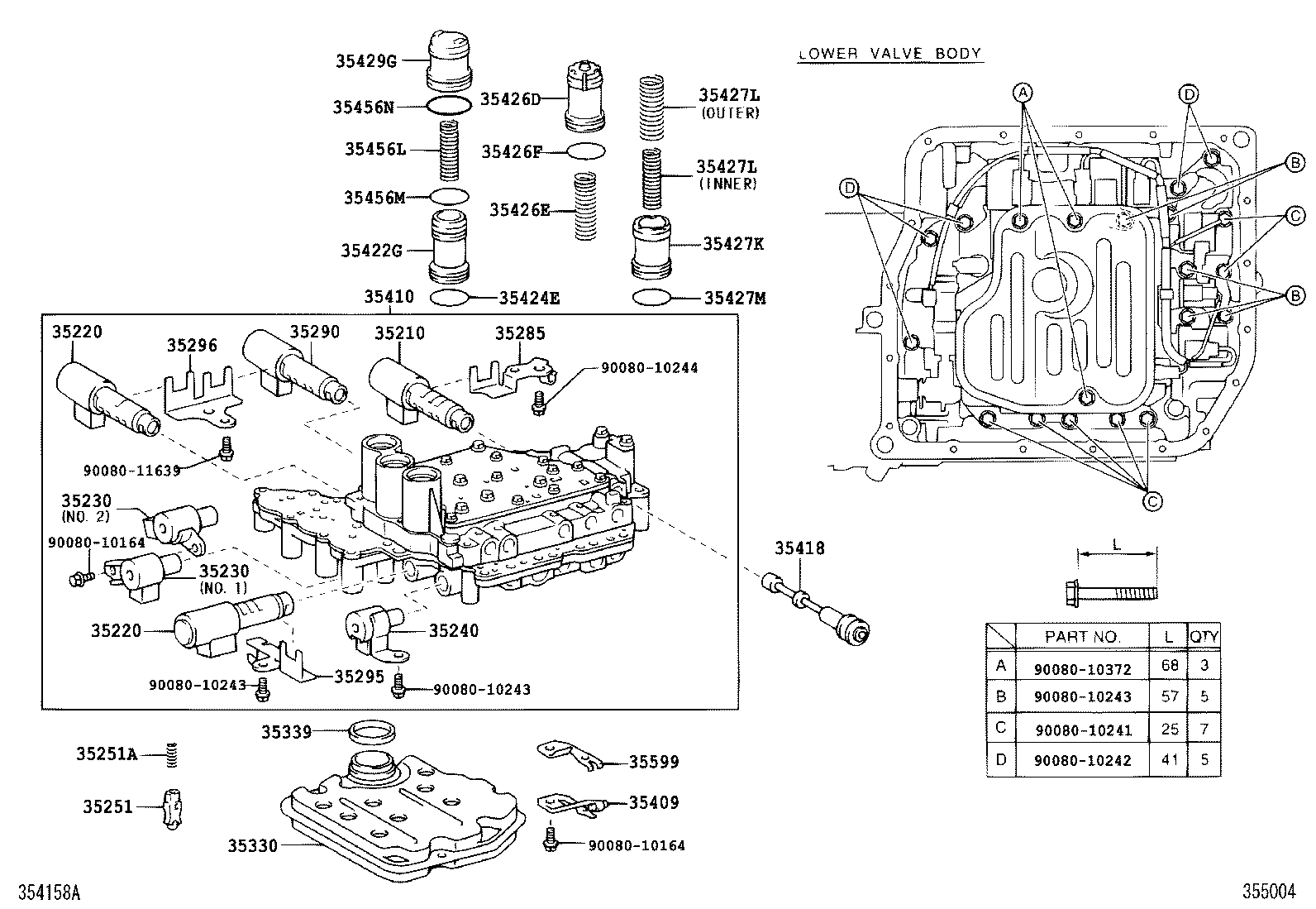 35406-06010 PISTON, C-3 ACCUMULATOR product image