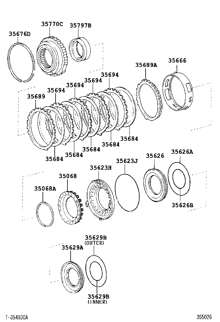 90301-C0022 RING (FOR BRAKE REACTION SLEEVE INNER) product image