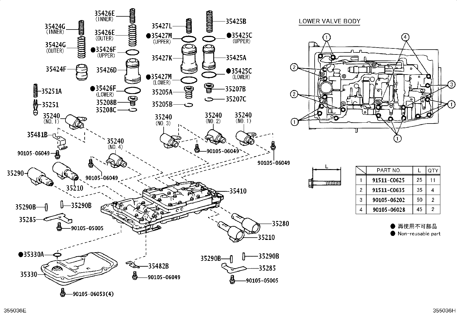 Toyota 35410-30A10 BODY ASSY, TRANSMISSION VALVE