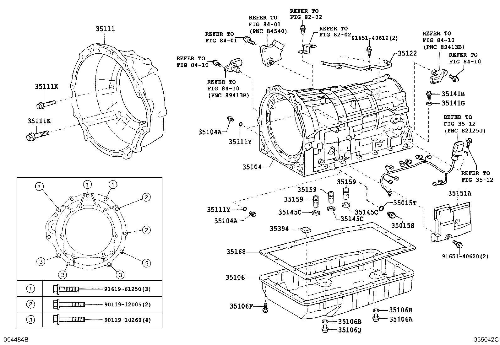 90301-11030 RING, O (FOR AUTOMATIC TRANSMISSION CASE) product image