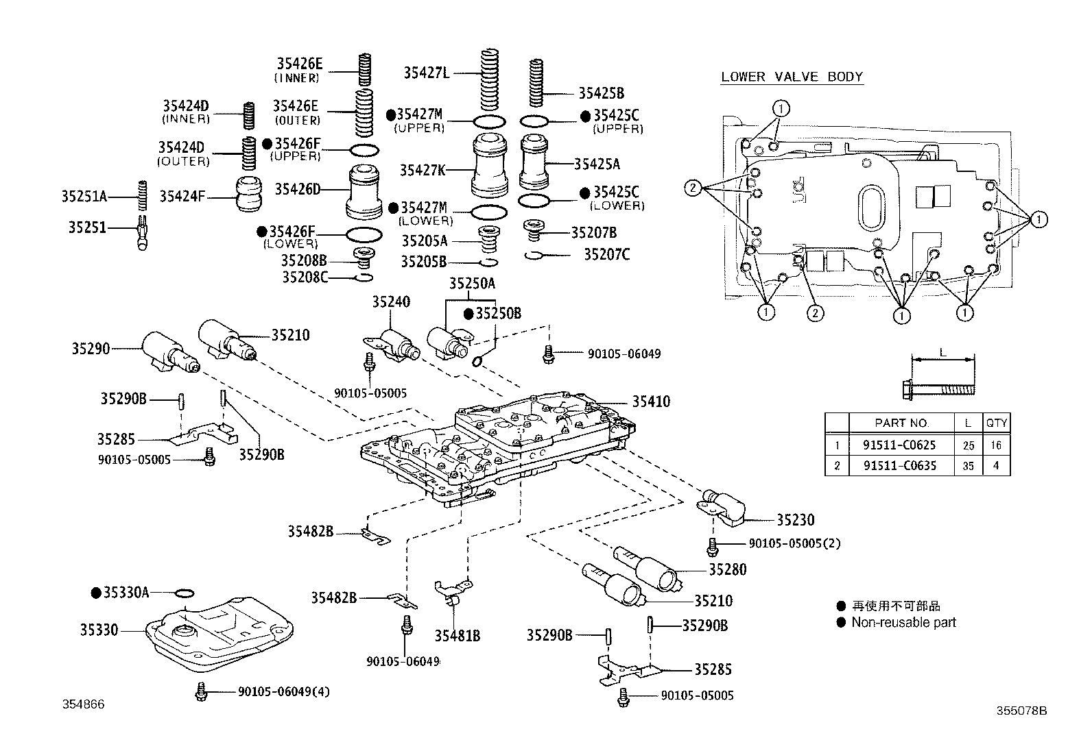 35410-71030 BODY ASSY, TRANSMISSION VALVE product image