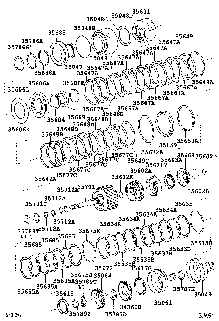 35675-40020 FLANGE, DIRECT CLUTCH product image
