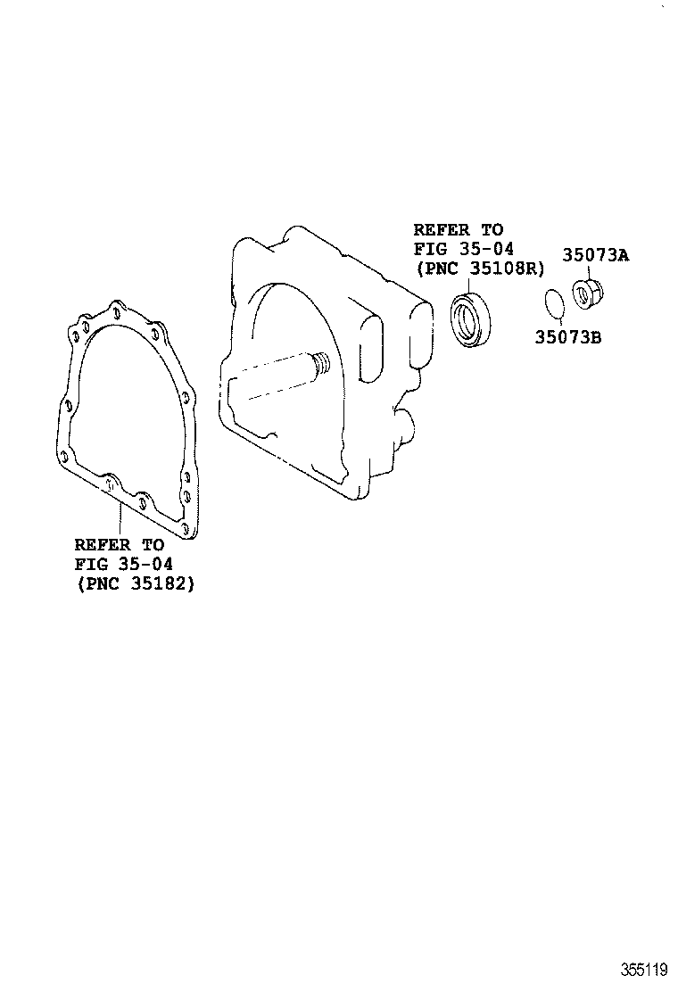 33481-37060 GEAR, SPEEDOMETER DRIVE (ATM) product image
