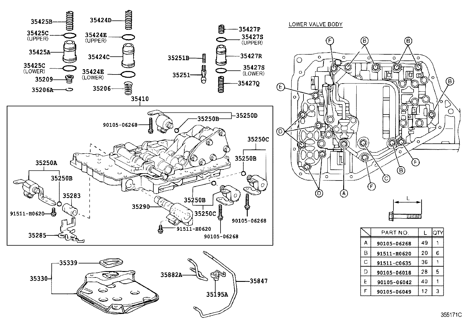 35410-52141 BODY ASSY, TRANSMISSION VALVE product image