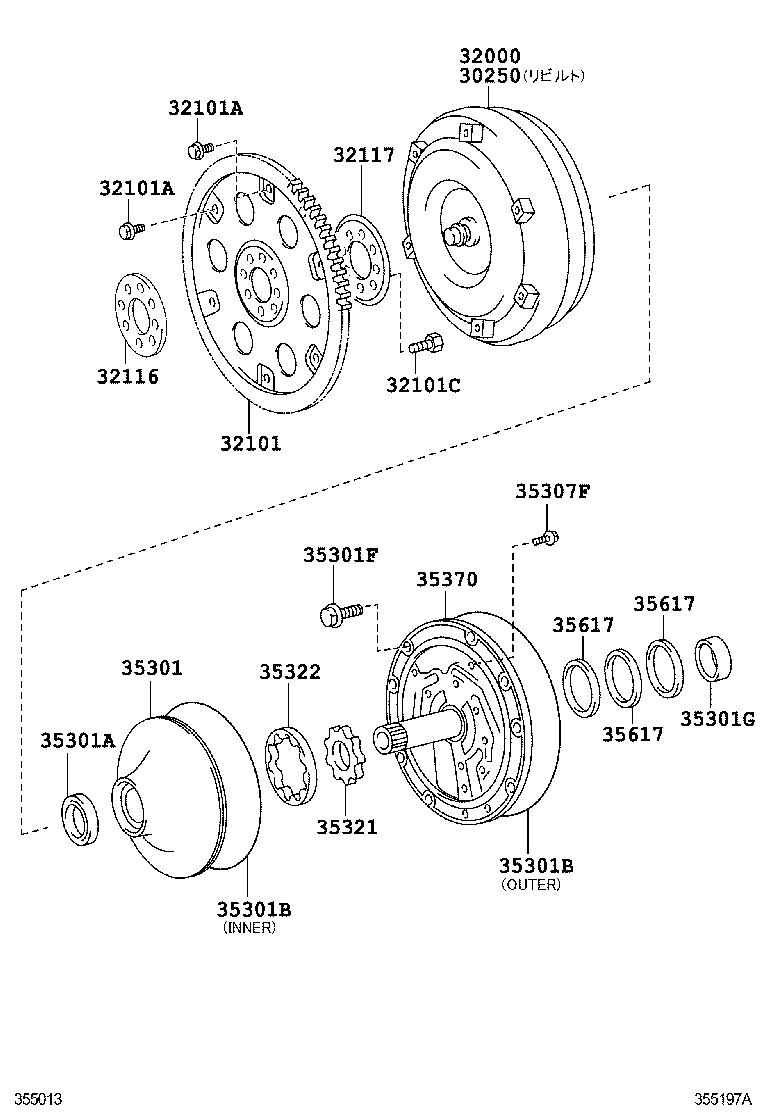30250-30400 CONVERTER ASSY, TORQUE, REBUILT product image