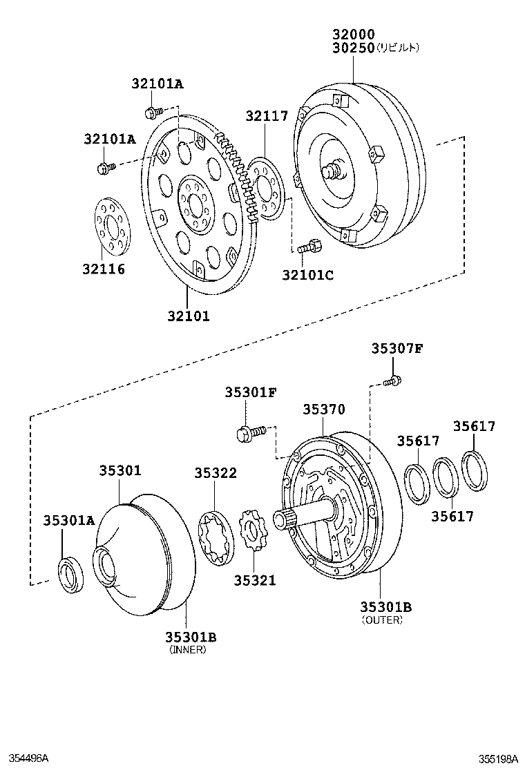 30250-30400 CONVERTER ASSY, TORQUE, REBUILT product image