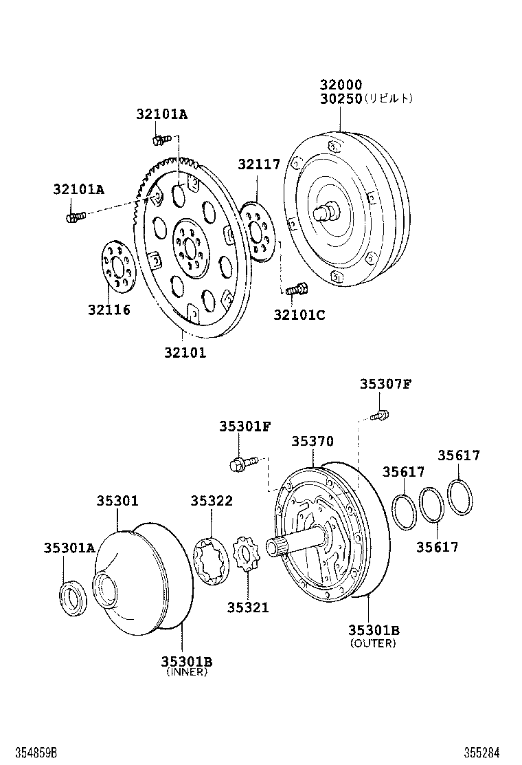 30250-60220 CONVERTER ASSY, TORQUE, REBUILT product image