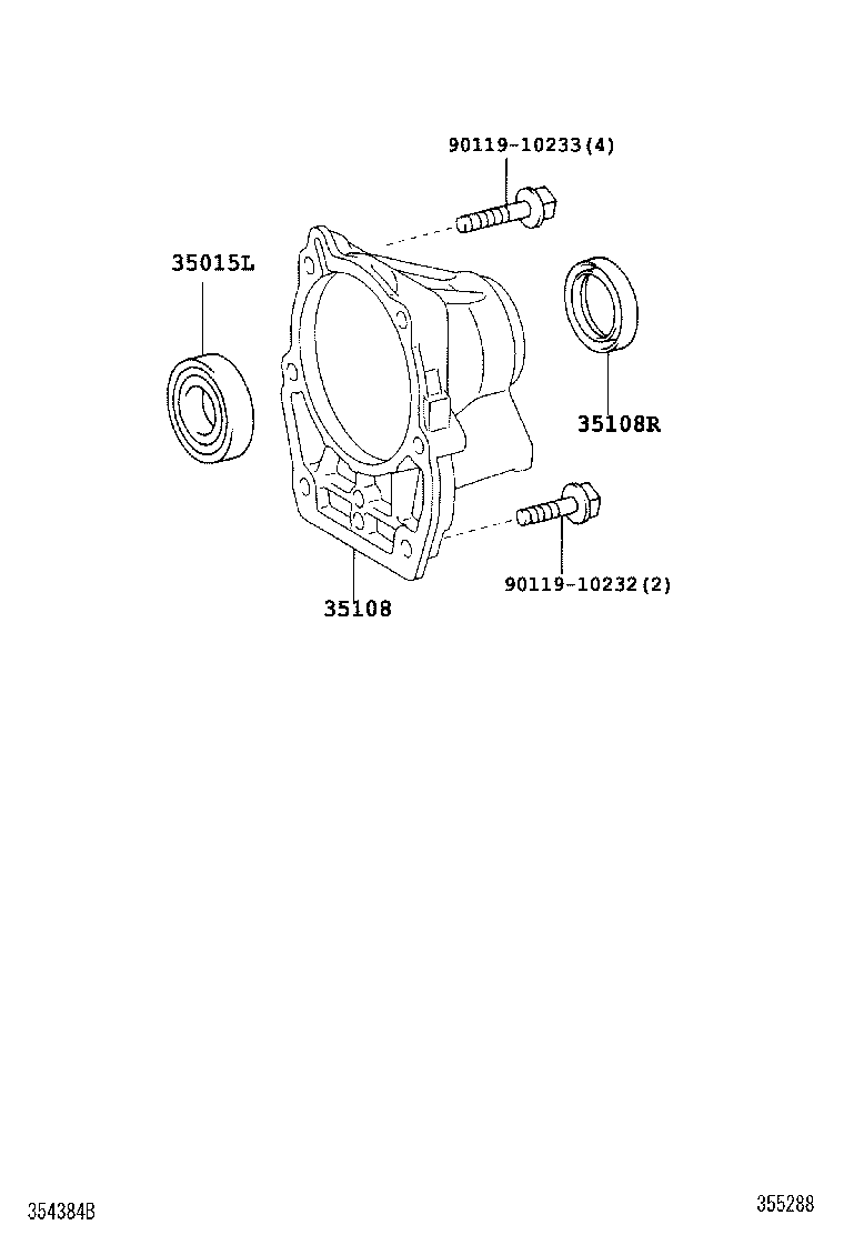 35180-30030 HOUSING SUB-ASSY, EXTENSION (ATM) product image