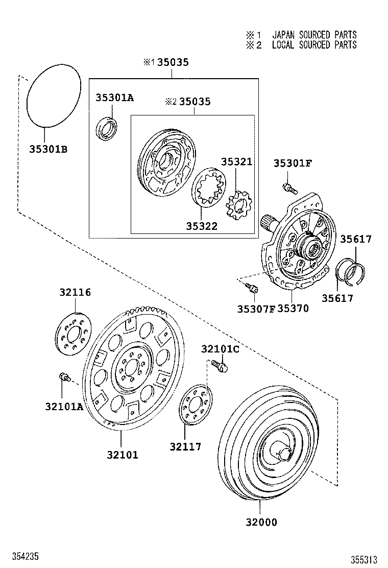 90080-14044 BOLT (FOR STATOR SHAFT) product image
