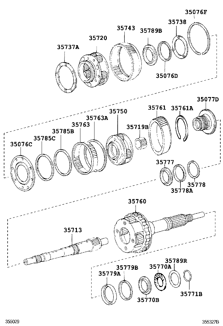 35760-30111 GEAR ASSY, REAR PLANETARY product image