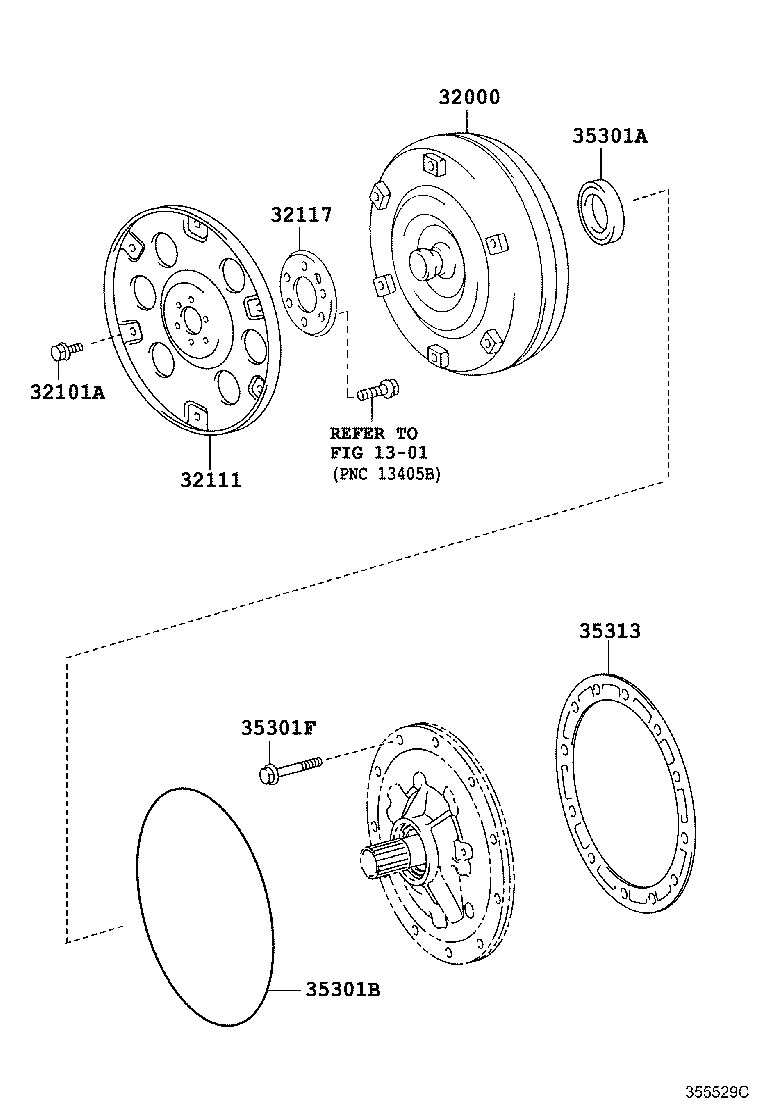 32000-36050 CONVERTER ASSY, TORQUE product image
