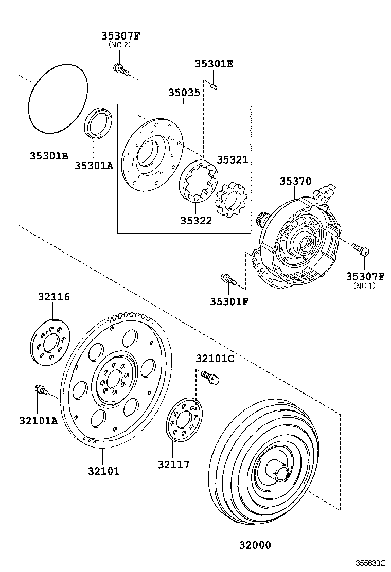 30250-48060 CONVERTER ASSY, TORQUE, REBUILT product image