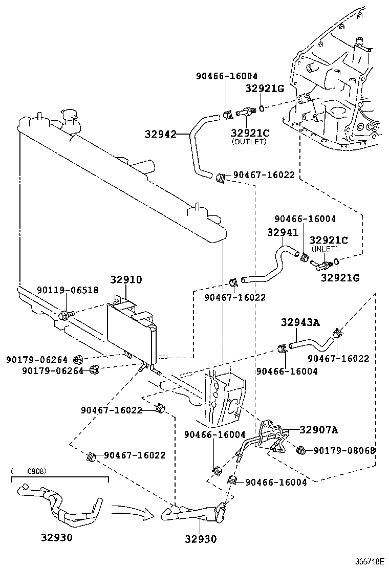 32930-33010 ACCESSORY ASSY, OIL COOLER product image