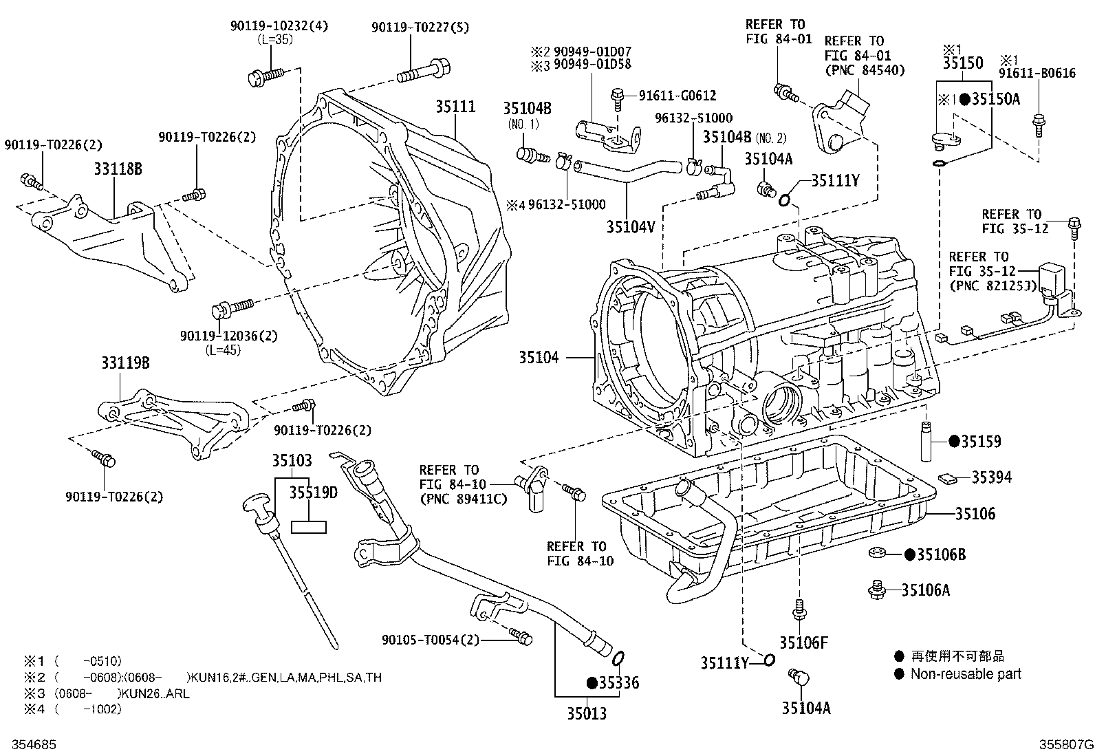 Toyota 35103-0K030 GAGE SUB-ASSY, TRANSMISSION OIL LEVEL