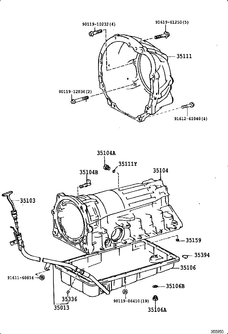 35103-30260 GAGE SUB-ASSY, TRANSMISSION OIL LEVEL product image