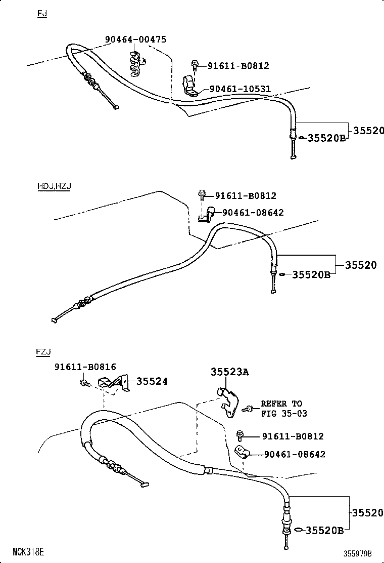 35520-60060 CABLE ASSY, THROTTLE product image