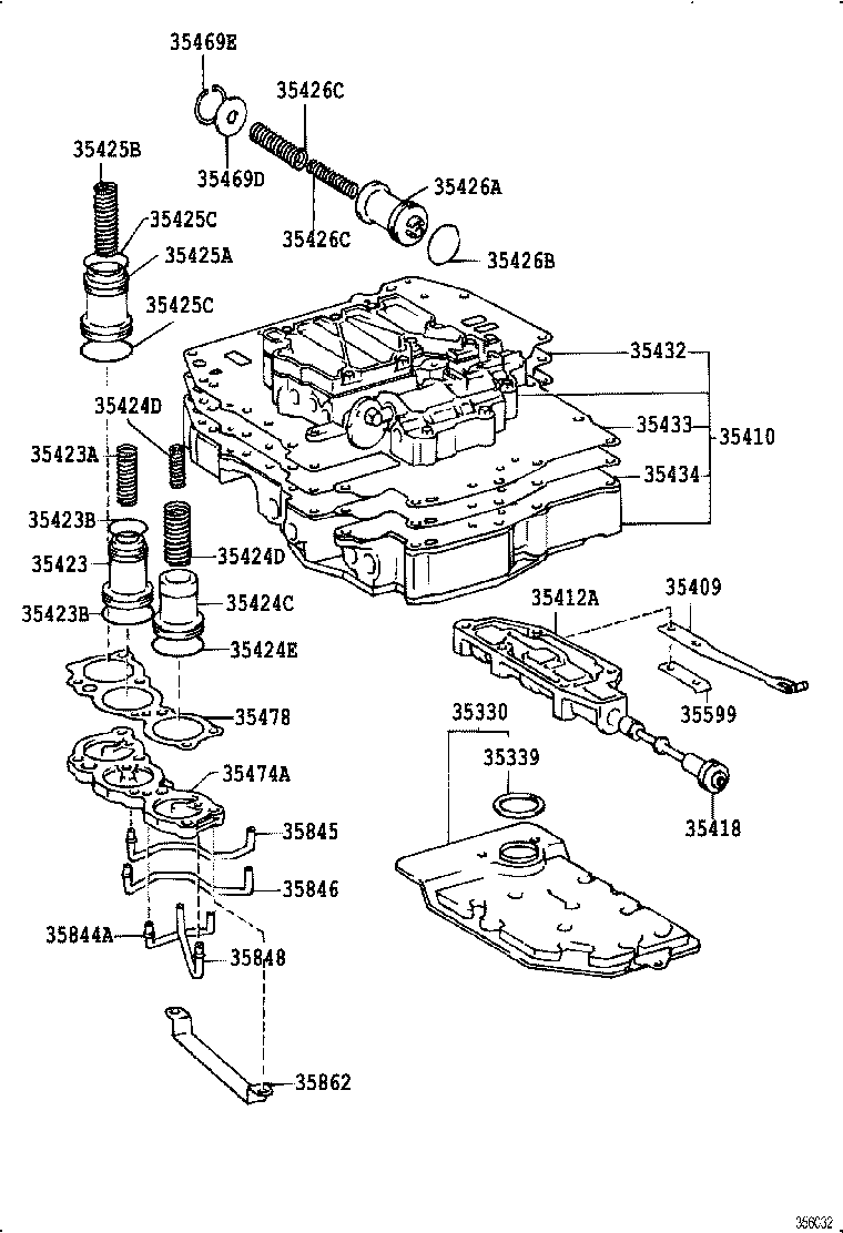90501-29019 SPRING, COMPRESSION (FOR C-0 ACCUMULATOR PISTON) product image