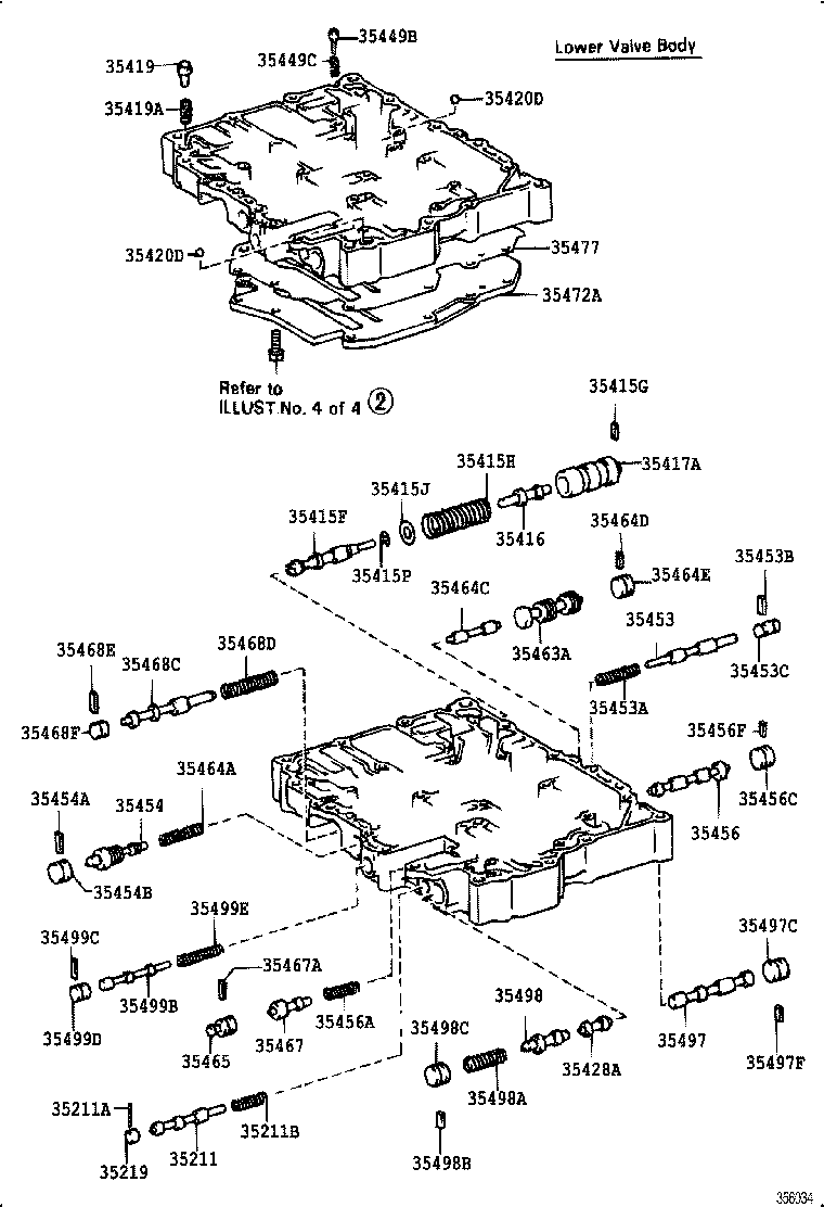 90501-29019 SPRING, COMPRESSION (FOR C-0 ACCUMULATOR PISTON) product image