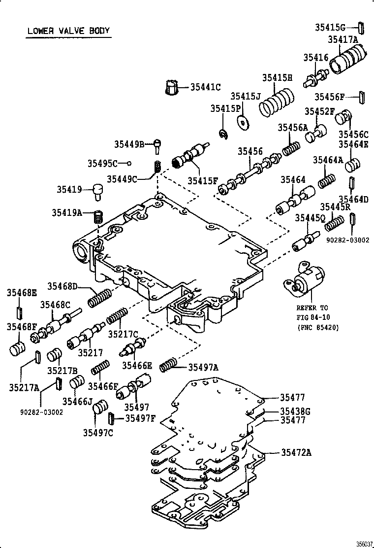 90501-29019 SPRING, COMPRESSION (FOR C-0 ACCUMULATOR PISTON) product image