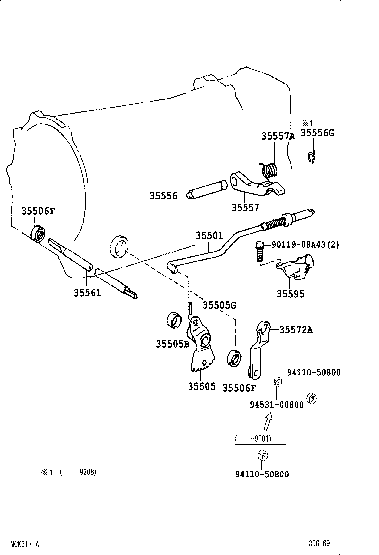 35520-60060 CABLE ASSY, THROTTLE product image