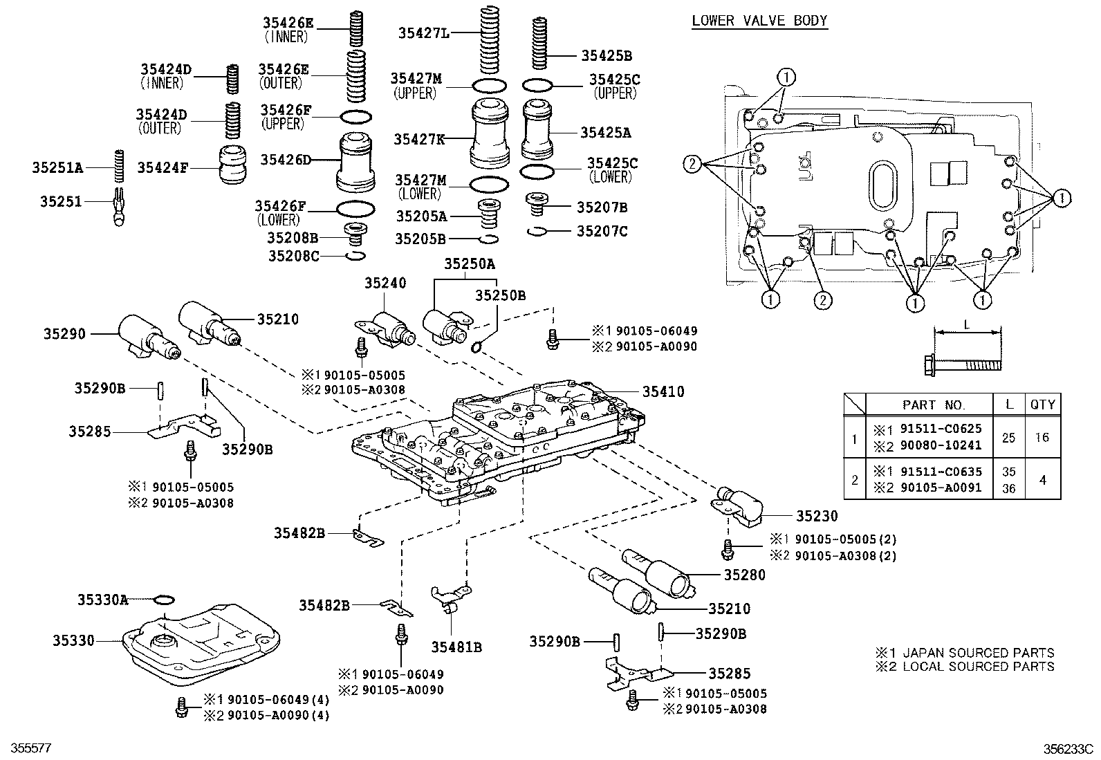 35240-34010 SOLENOID ASSY, AUTOMATIC TRANSMISSION 3WAY product image