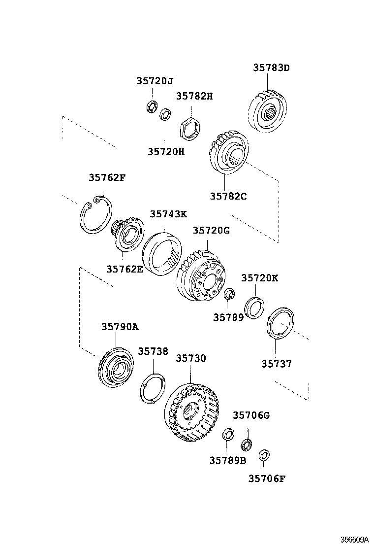 35783-52030 GEAR, COUNTER DRIVEN product image