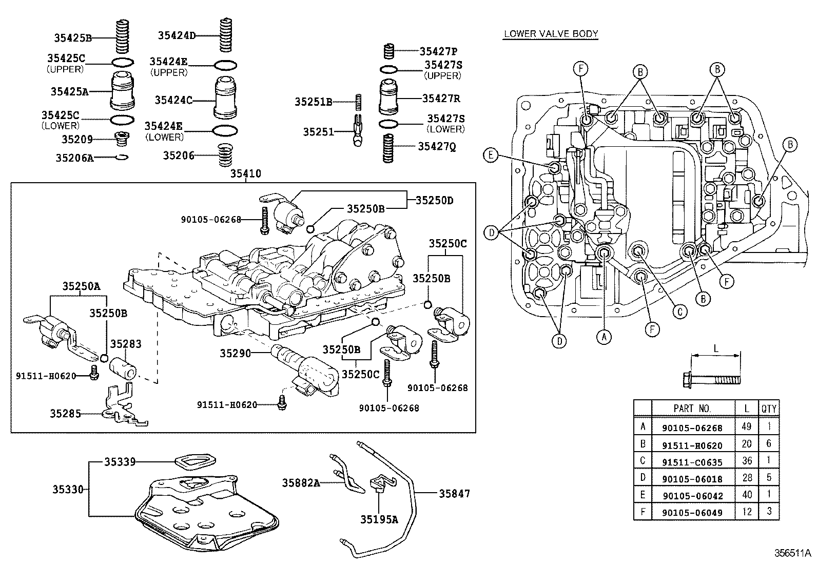 35410-52260 BODY ASSY, TRANSMISSION VALVE product image