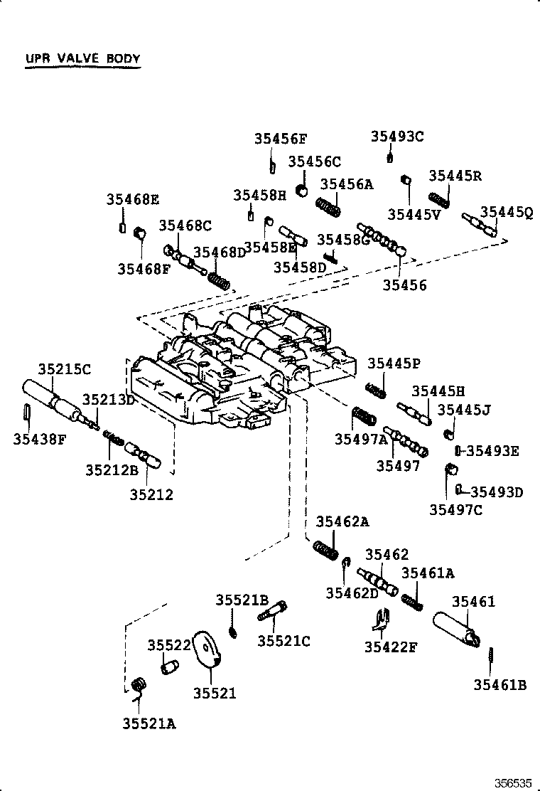 35410-30770 BODY ASSY, TRANSMISSION VALVE product image