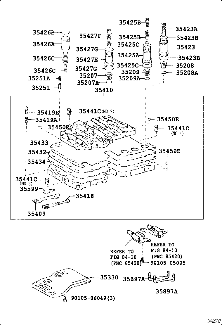 35410-30770 BODY ASSY, TRANSMISSION VALVE product image