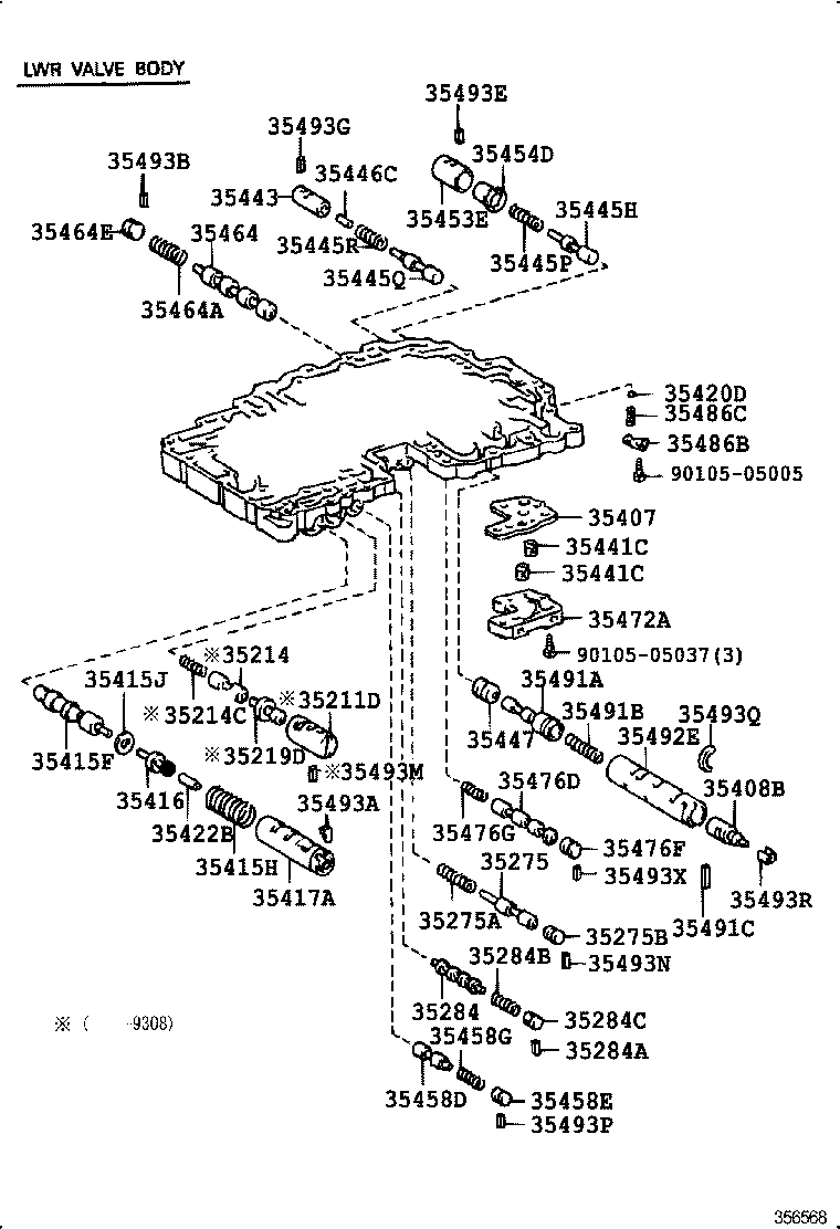 90501-10184 SPRING, COMPRESSION (FOR B-0 ACCUMULATOR PISTON) product image