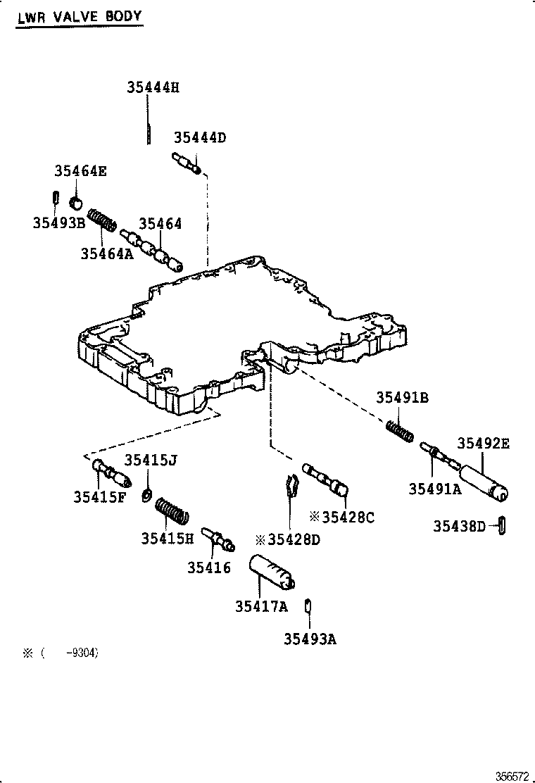 90501-10184 SPRING, COMPRESSION (FOR B-0 ACCUMULATOR PISTON) product image