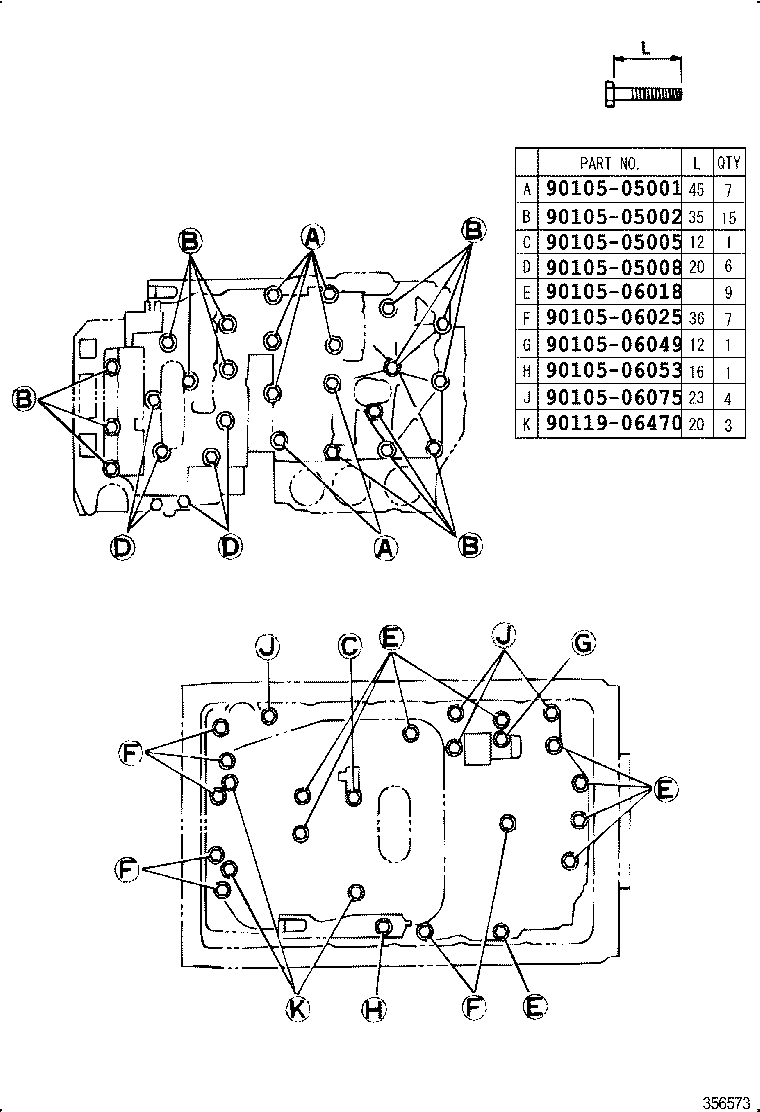 90501-10184 SPRING, COMPRESSION (FOR B-0 ACCUMULATOR PISTON) product image