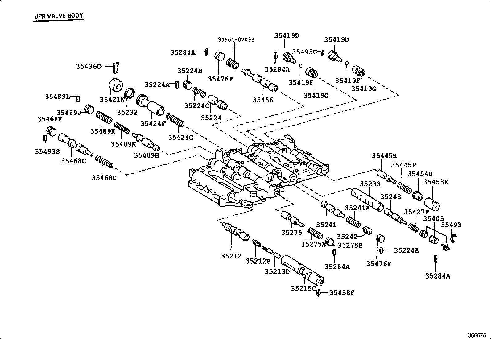 90501-10184 SPRING, COMPRESSION (FOR B-0 ACCUMULATOR PISTON) product image